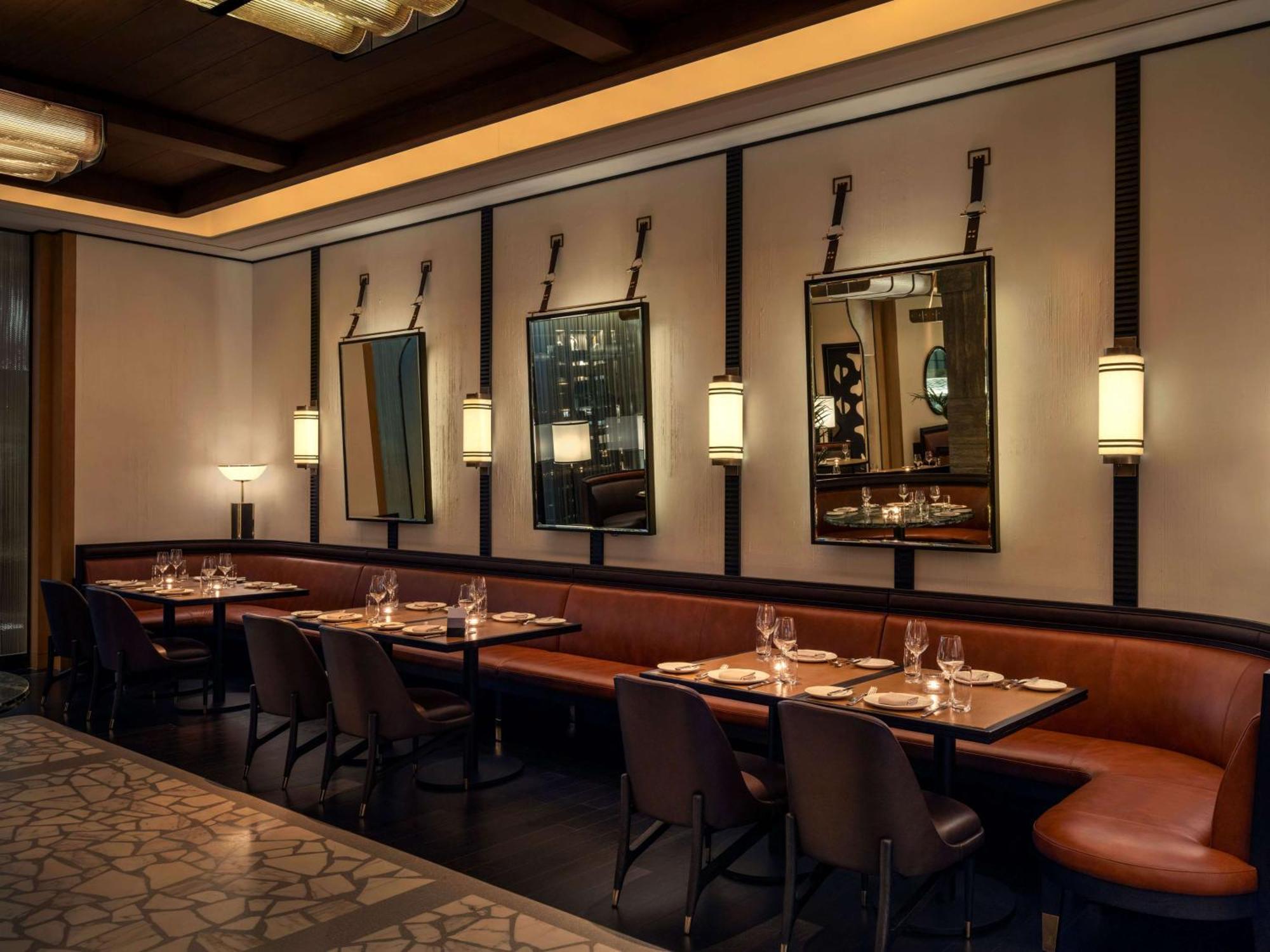Waldorf Astoria Doha Lusail Екстер'єр фото Interior of the restaurant