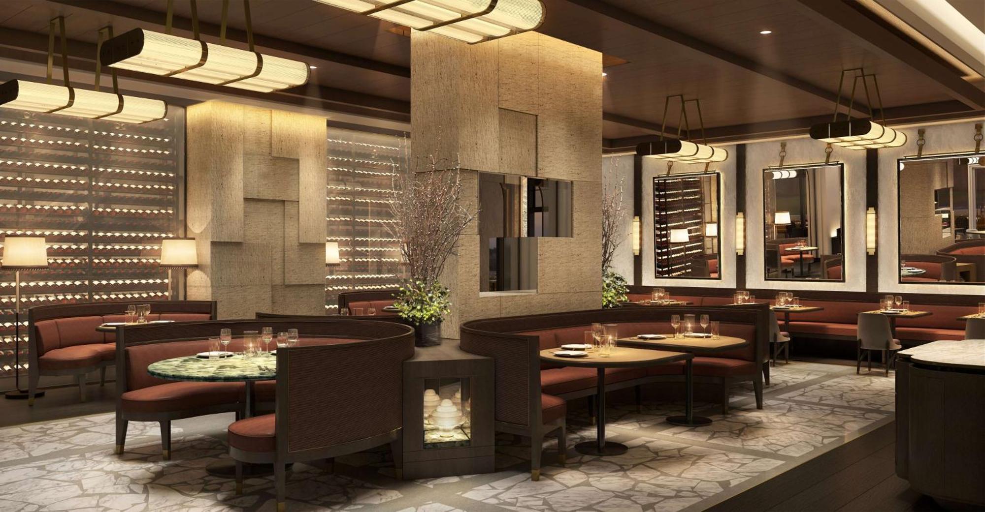 Waldorf Astoria Doha Lusail Екстер'єр фото Interior of the restaurant