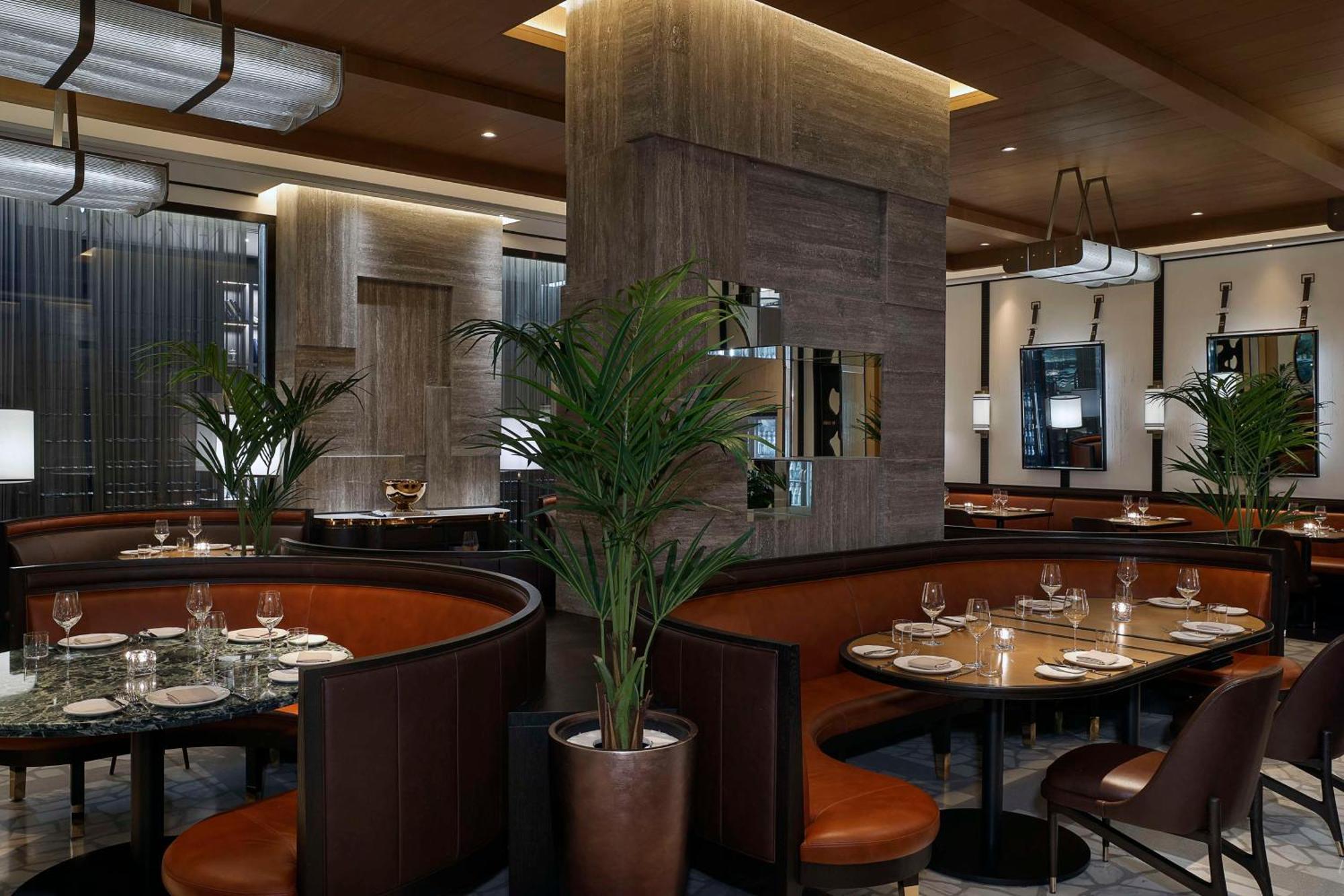 Waldorf Astoria Doha Lusail Екстер'єр фото Interior of the restaurant